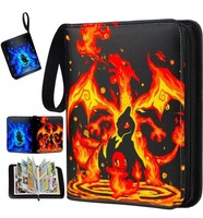 Classeur de cartes à collectionner en cuir PU avec dragonne, album organisateur de cartes étanche, 400 et 900 pochettes