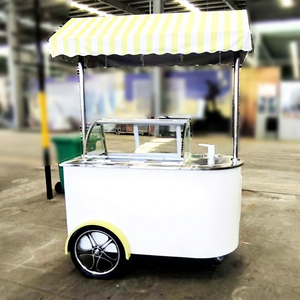 Triciclo Eléctrico Comercial XCEGO Personalizado en Color y Tamaño, de Acero Q235B, para Helados y Alimentos, Refrigerador Móvil para la Calle - Product Image 1
