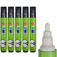 Stylo effaçable à sec et à l'eau en matériau PLA avec 96 couleurs, pointe ronde de 2,0 mm, pour enlever les traces de stylo sur le cuir et le tissu