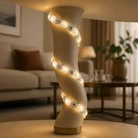 Bande LED flexible en zigzag SHIZI, forme S, pliable, haute luminosité, puces 2835, blanc chaud, ruban pour la maison, bricolage, armoire, OEM