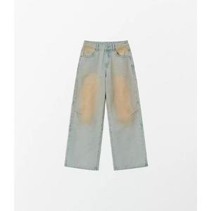 Pantalones Vaqueros de Mezclilla Lavada a la Moda para Mujer, 100% Algodón, de Alta Calidad, Estilo Vintage, Holgados, con Bolsillos Bordados - Product Image 5