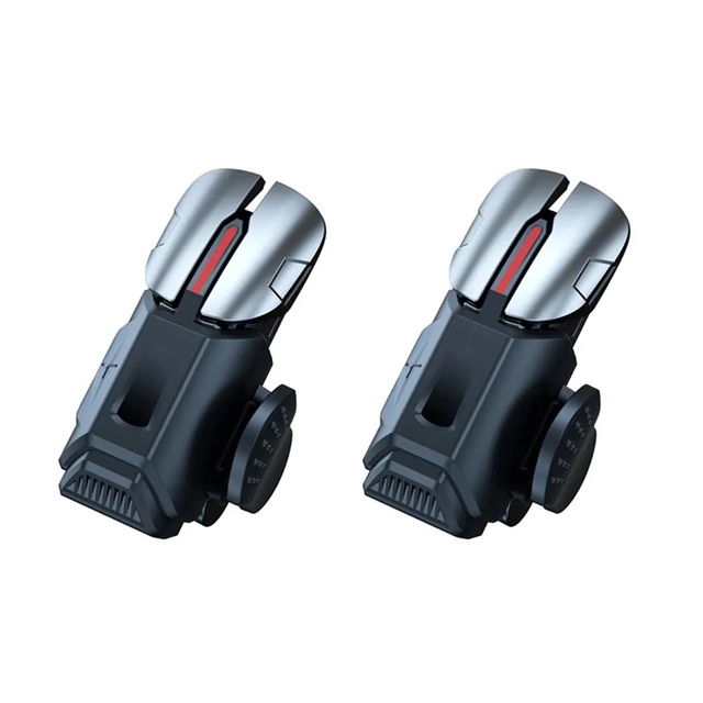 Hot Sale 6-Finger Fire Button Mobile Gaming Trigger Shooter Controller for PUBG Easy Installation Aim Joysticks Game Controllers
