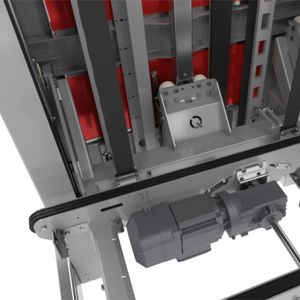 Transportador de elevación de una sola columna personalizado Elevador alternativo continuo de elevación vertical Línea de producción de circulación automatizada - Product Image 3