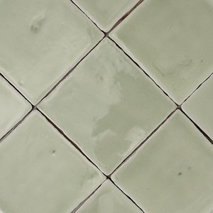 Piastrella in Ceramica Vitri Jade 10x10 Verde Opaco per Rivestimento Bagno e Pavimento - Product Image 4
