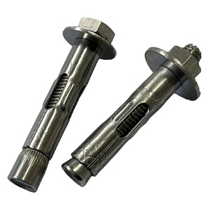 مسمار تثبيت صناعي من الفولاذ المقاوم للصدأ مع صواميل وحلقات معدنية - Product Image 1