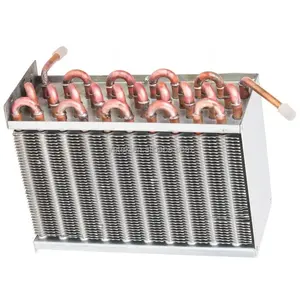 Lạnh đồng condenser trao đổi nhiệt vây loại condenser cho điều hòa không khí