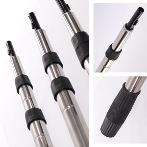 Tige télescopique à accouplement rapide en acier inoxydable de longueur personnalisée UPSILON, avec poignée en PVC écologique, pour le nettoyage ménager - Product Image 2