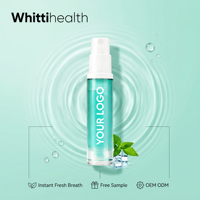 OEM Private Label Vitamin Oral Care Cleaning Mint Flavored Fresh Mouth Refreshing Spray Fresh Breath Food Grade Non Toxic Oem