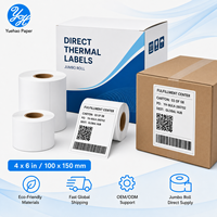 Etiquetas de Envío 4x6, Rollo de Etiquetas Térmicas Directas con Revestimiento Superior, Autoadhesivas para Códigos de Barras, Directo de Fábrica