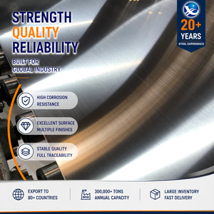Factory Direct ISO Certified 309S Hairline Cold Rolled 0.3mm 1250mm Polishing ASTM A240 Stainless Steel Sheet - Product Image 1
