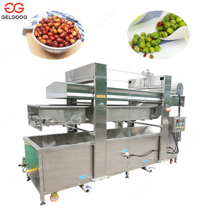 Prix de machine de friture d'arachide de casse-croûte Machine d'assaisonnement de noix frites pour faire frire l'arachide et éplucher des noix - Product Image 5