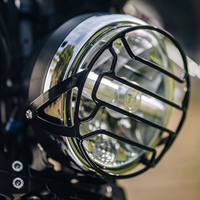 Pour Royal Enfield Bear 650 2026-2027 : Grille de protection de phare avant en maille pour moto