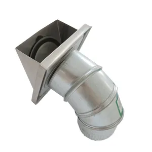 OEM & ODM Customized Pre-Painted Galvanized Steel Dryer Duct Connector, DIY Easy Dryer Vent Hookup Kit