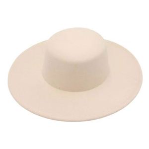 Sombrero Fedora de Ala Ancha Estilo Francés, de Poliéster/Algodón, Plano, Unisex, para las Cuatro Estaciones, Personalizable, Venta al Por Mayor, Nuevo 2023 - Product Image 3
