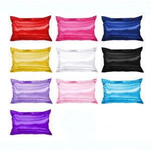 Taie d'oreiller en soie rafraîchissante avec fermeture éclair discrète, personnalisable avec logo, en satin, cadeau promotionnel - Product Image 2