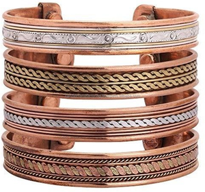 Bracelets magnétiques, en cuivre, tritons, pour le soulagement et la Relaxation des douleurs articulaires et de l'arthrite - Product Image 1