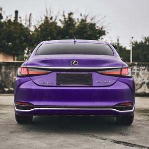 Film vinyle pour voiture en gros d'usine, ultra mat, violet métallisé, auto-cicatrisant, anti-rayures, PET, sans bulles d'air, pour envelopper la carrosserie - Product Image 5