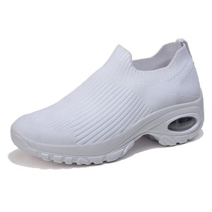 <span class=keywords><strong>Chaussures</strong></span> de course décontractées et polyvalentes pour femmes <span class=keywords><strong>2023</strong></span>, <span class=keywords><strong>chaussures</strong></span> respirantes en maille tissée, <span class=keywords><strong>chaussures</strong></span> paresseuses à pédale unique, <span class=keywords><strong>chaussures</strong></span> de sport - Product Image 2