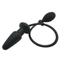 Nouveau Grand Dildo Gonflable en Silicone Noir avec Pompe, Plug Anal Gonflable, Jouets Sexuels pour Hommes, Dilatateur, pour Femmes et Gays