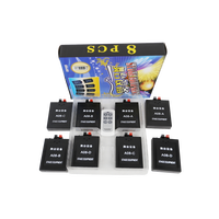 Offre Spéciale 8 Queue Double télécommande sans fil à 8 canaux Système de tir de feux d'artifice Party Popper & Spray avec 6 touches