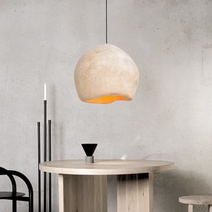 Nordic Designer Wabi-Sabi Style Lighting Fixtures Minimalist Unique <b>Bar</b> Counter Restaurant Pendant <b>Light</b> for Bedroom Guesthouse - Product Image 2
