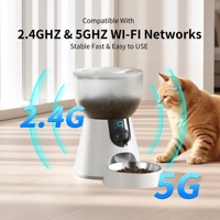 Mangeoire intelligente automatique pour chat pour chien de la nouvelle série Livraison de nourriture chronométrée Caméra HD Mangeoire pour animaux de compagnie avec Wifi