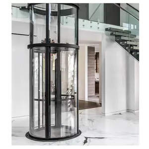 2-5 Floors Small Shaftless Residential Elevators Hydraulic Ascensor House Villa Lift Passenger Home Elevator Lift