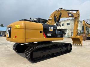 รถขุดไฮดรอลิกแบบตีนตะขาบ 320D มือสอง ขนาด 20 ตัน ใช้งานมาแล้ว ชั่วโมงการทำงานต่ำ พร้อมมอเตอร์ เครื่องยนต์ ปั๊ม บุ้งกี๋ขนาด 1.0 เมตร กำลัง 103 กิโลวัตต์ ขาย - Product Image 4