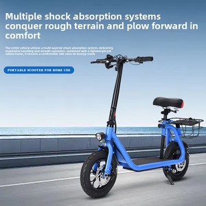 Trottinette pliable S13 de 10 pouces, moteur sans balais, batterie longue durée, capacité de 150 kg, vitesse de 50 km/h, étanche, en aluminium - Product Image 2