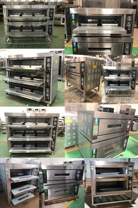 Commercial Bread Pizza Stainless Steel <strong>Bakery</strong> <strong>Machine</strong> Baking 2 Decks 4 Trays Gas and Electric Oven - Product Image 6