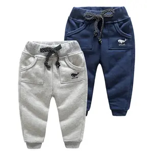 Cheap Wholesale Korean Style Child Clothing Boys Outdoor Warm Pants For Kids
