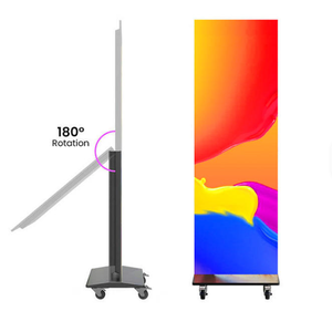 Support publicitaire sur pied en aluminium personnalisable pour bannière extensible 1920*640mm, affichage graphique multicolore pour intérieur - Product Image 6