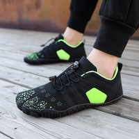 Chaussures de plage personnalisées à lacets, flexibles, ultra-légères, respirantes, durables, en tricot, pour la randonnée, avec soutien dorsal rembourré, unisexe, prêtes à être expédiées