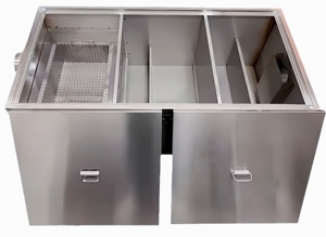 Trampa de grasa automática para restaurante y cocina-304/<span class=keywords><strong>Interceptor</strong></span> de aceite comercial con máquina de limpieza - Product Image 2