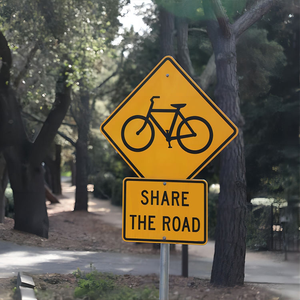 Panneau de signalisation routière en aluminium en forme de losange. Prix de vente direct d'usine. Les couleurs et les tailles peuvent être personnalisées. - Product Image 4