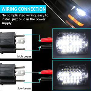 Faros Delanteros Super Potentes de 100W 5x7 Pulgadas, 3 Flechas DRL, Luces LED de Conducción de Doble Color, Resistentes al Agua IP67, Faros Antiniebla de 12V 10000 Lúmenes - Product Image 5