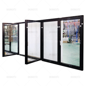 Diseño personalizado Ventanas plegables de aluminio Ventanas plegables de acordeón modernas para proyectos de hogar y Villa - Product Image 1