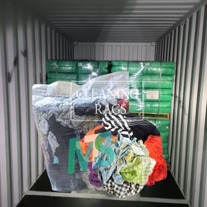 Trapos de algodón industriales de alta absorción de agua y aceite, 20kg, 25kg, trapos de limpieza RAG, trapos mixtos de colores de 10kg - Product Image 1