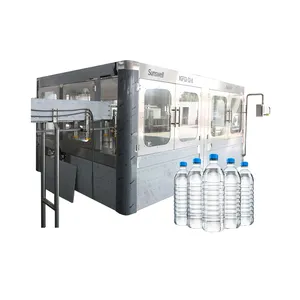 Línea de producción de agua potable para mascotas, dispensador de agua potable 3 en 1, completamente automático, Mineral puro embotellado