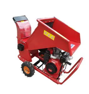 Diesel xăng điện di chuyển cây chi nhánh gỗ chipper máy