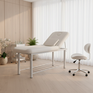 เตียงนวดปรับระดับได้แบบพกพาสำหรับสปาเสริมความงาม ทำทรีทเมนท์ แว็กซ์ขน ราคาส่งถูกจากไทย - Product Image 1