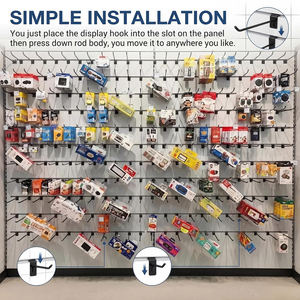 Gancho metálico para exhibición en supermercados, gancho colgante para panel perforado, precios al por mayor a bajo costo. - Product Image 6