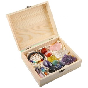 Quà Tặng tùy chỉnh thông tự nhiên hộp gỗ với bản lề nắp và phía trước Clasp hộp gỗ - Product Image 3