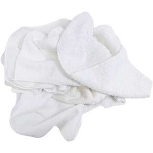 超吸収性ホワイトタオルラグ 工業グレード 建設機械整備用 - Product Image 4