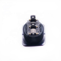 Interrupteur à bascule rond de 20 mm avec lumière LED 6A 250V T85 1E4