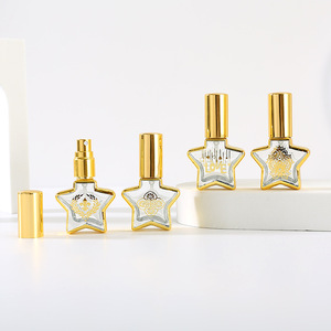 8ML Golden Gilded Glass Perfume <b>Spray</b> <b>Bottle</b>, Portable <b>Empty</b> Cosmetic Refill <b>Bottle</b> Travel Perfume Dispenser - Product Image 2