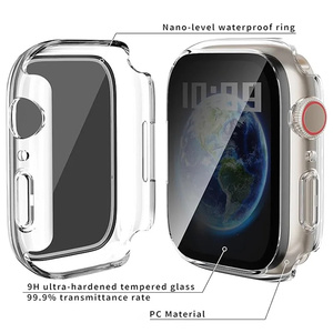 Funda de privacidad para <span class=keywords><strong>Apple</strong></span> <span class=keywords><strong>Watch</strong></span> 11, Protector de pantalla, película de vidrio templado antiespía, cubierta dura para PC, parachoques para IWatch 42mm 46mm - Product Image 4