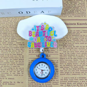 Montre pour infirmière, montre à clip rétractable pour infirmière, médecin, étudiant en soins infirmiers, cadeau de Noël - Product Image 5
