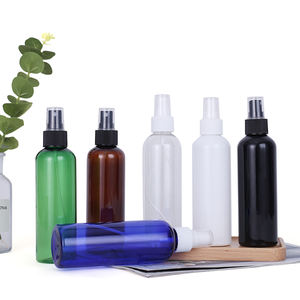 Bouteille en plastique blanche à épaules arrondies, avec tête de pulvérisation blanche, logo personnalisé, vide, 100 ml, 200 ml, 300 ml - Product Image 2