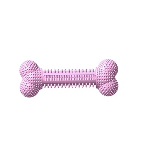 Mainan mengunyah hewan peliharaan bentuk tulang Golf kustom pabrikan Mainan Gigit anjing membersihkan gigi hewan peliharaan tahan lama karet alam Tpr kualitas makanan - Product Image 3